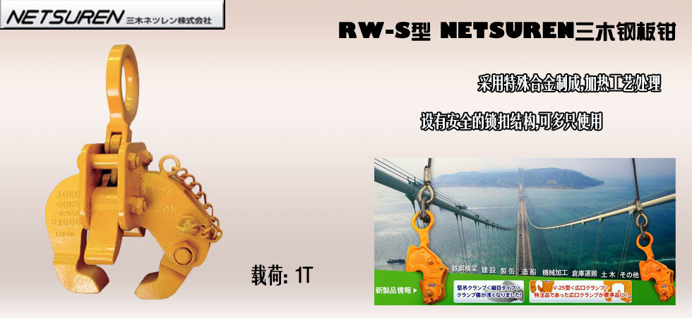 NETSUREN RW-S鋼板鉗