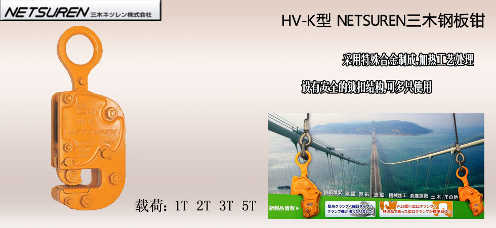 NETSUREN HV-K鋼板鉗