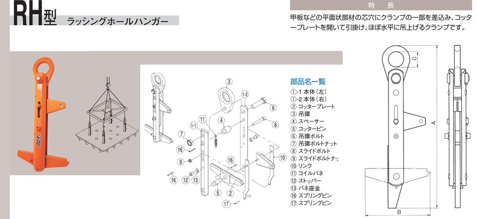 NETSUREN RH鋼板鉗