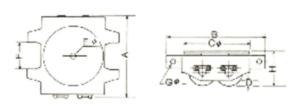 AL-DUW-K型DAIKI搬運(yùn)小坦克尺寸圖